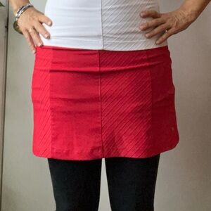 Fila Vibrant Red Tennis Skirt